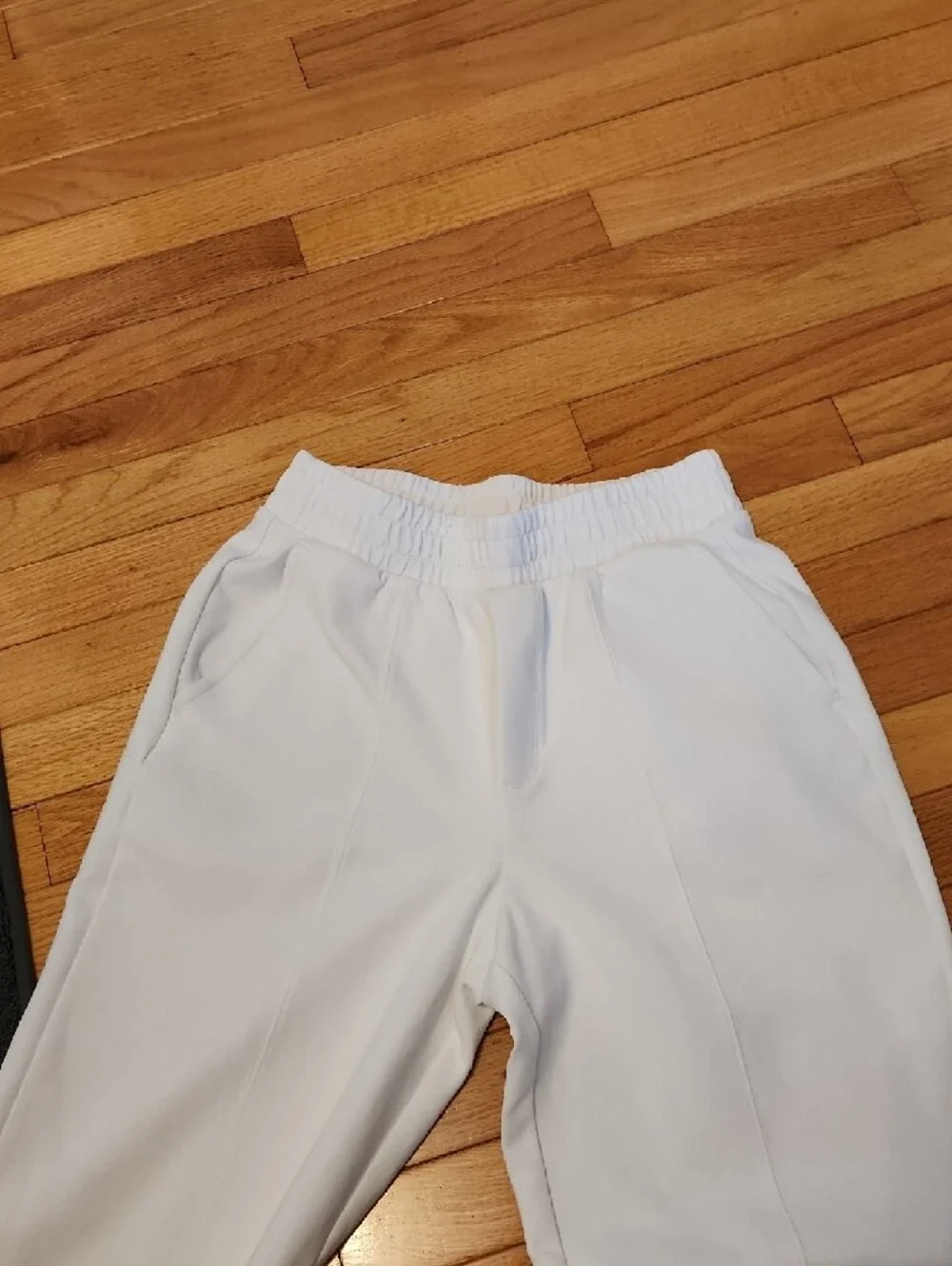 Old Navy White Wide-Leg Pull-On Pants